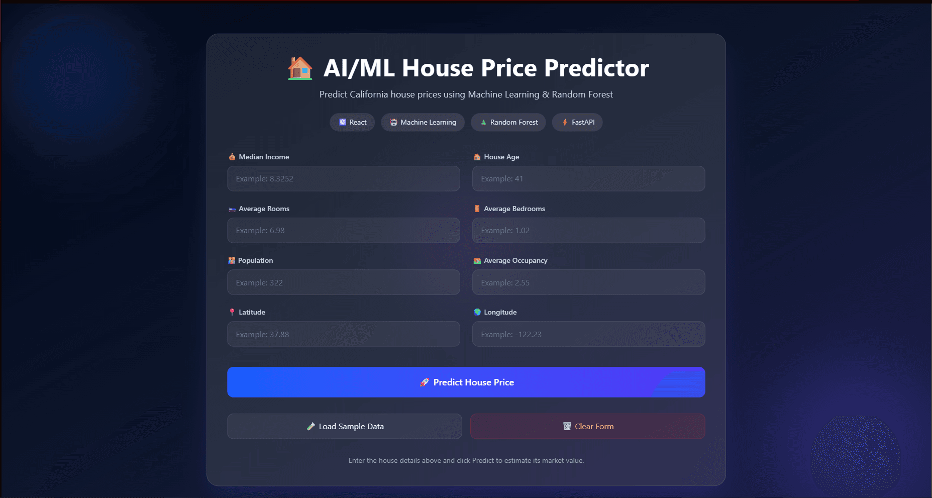 AI House Price Estimator — Estimator home