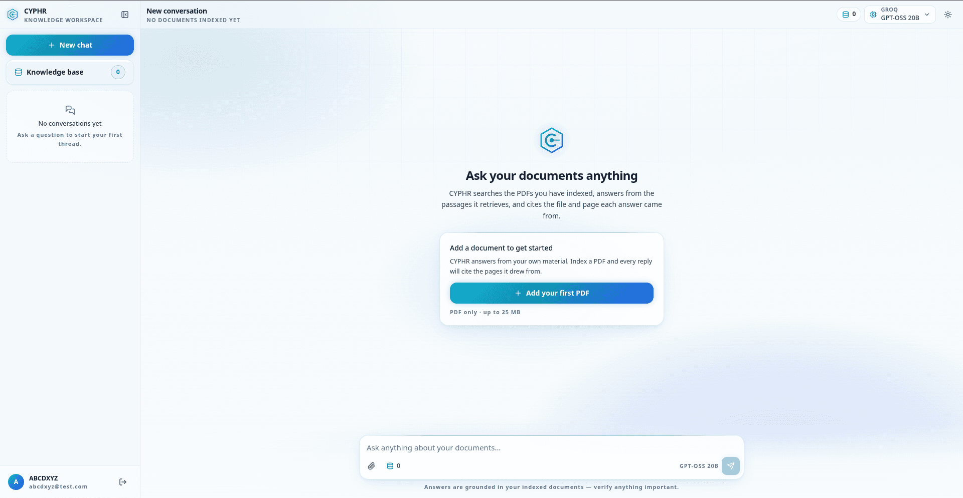 CYPHR application preview